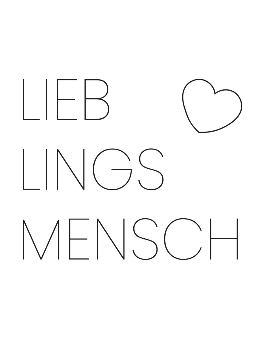 Lieblingsmensch - Magnet