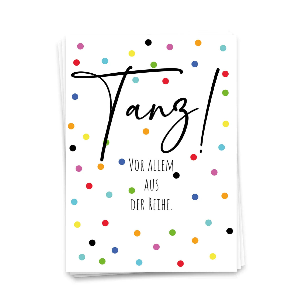 Tanz! Vor allem aus der Reihe - Postkarte