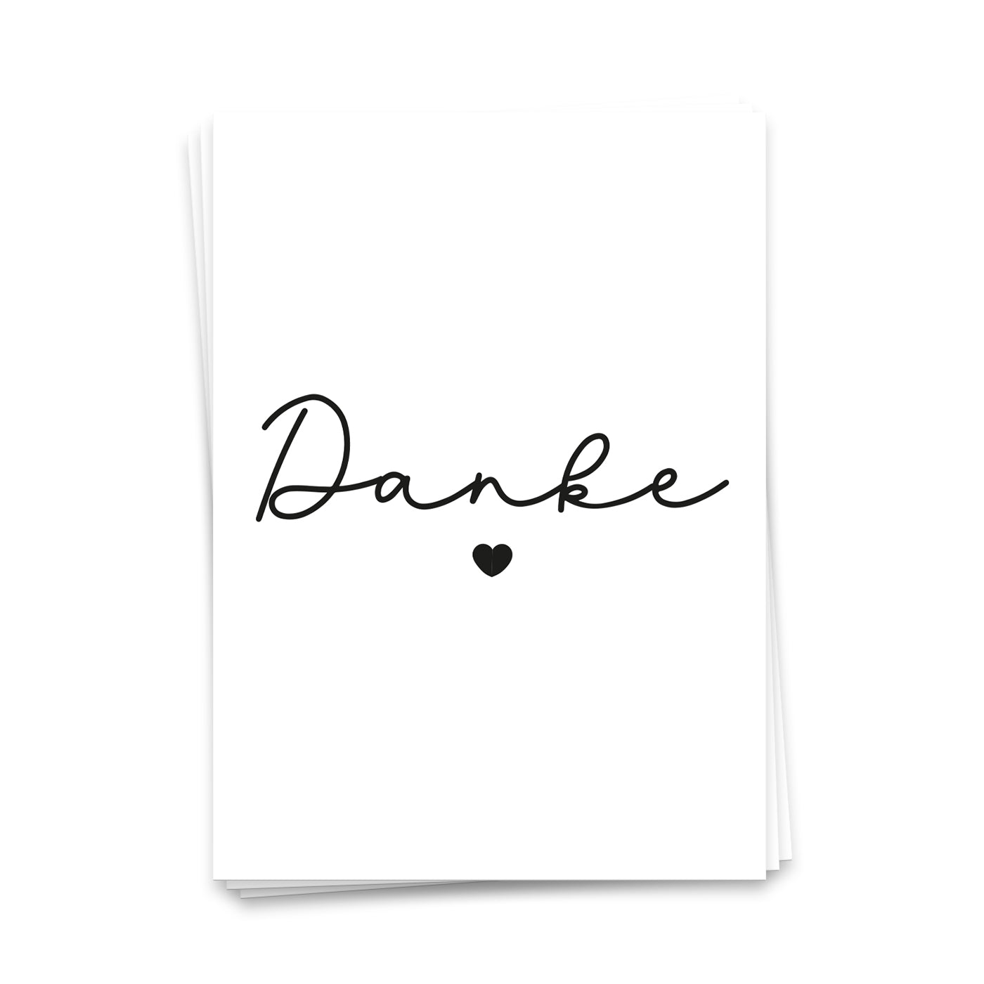 Danke - Postkarte
