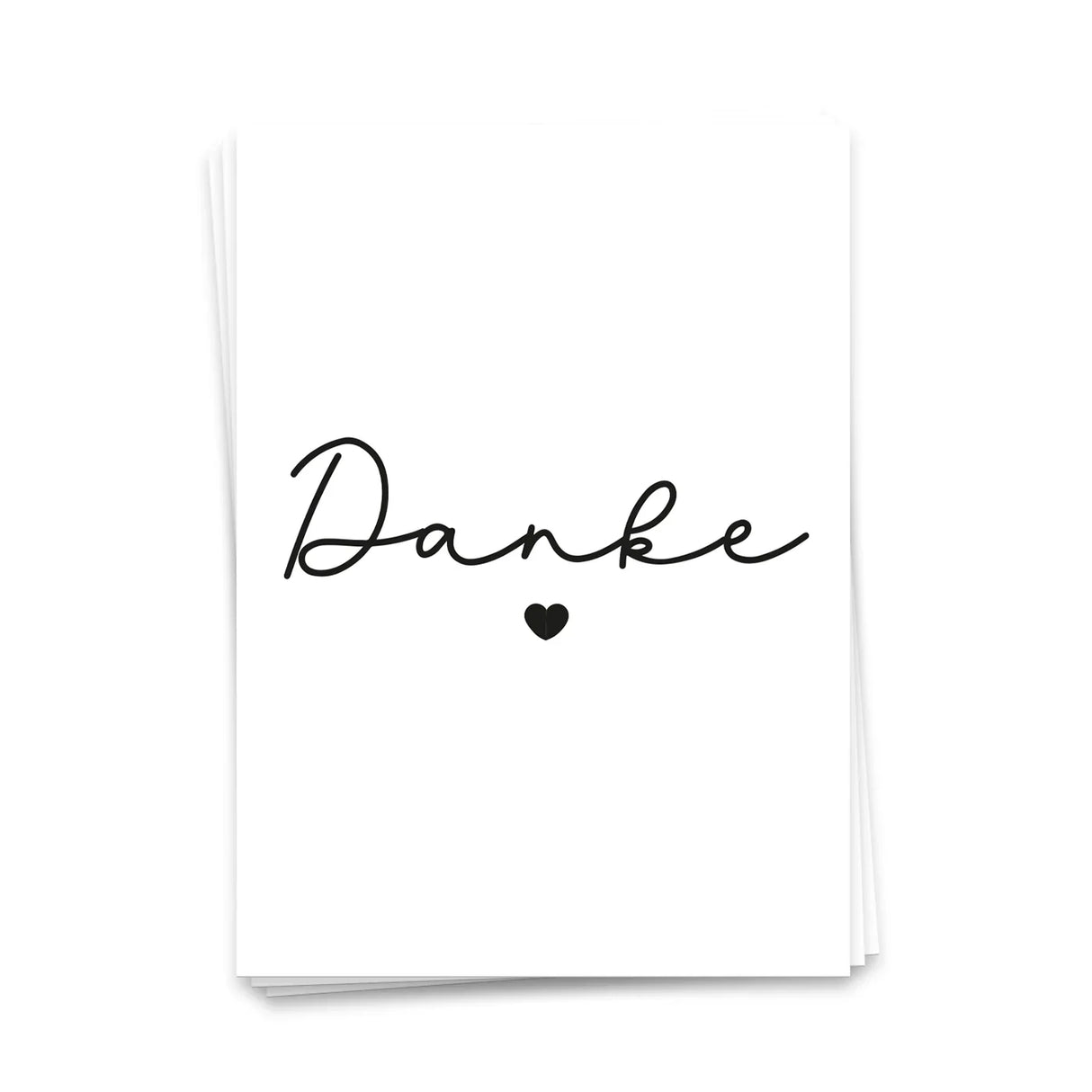 Danke - Postkarte