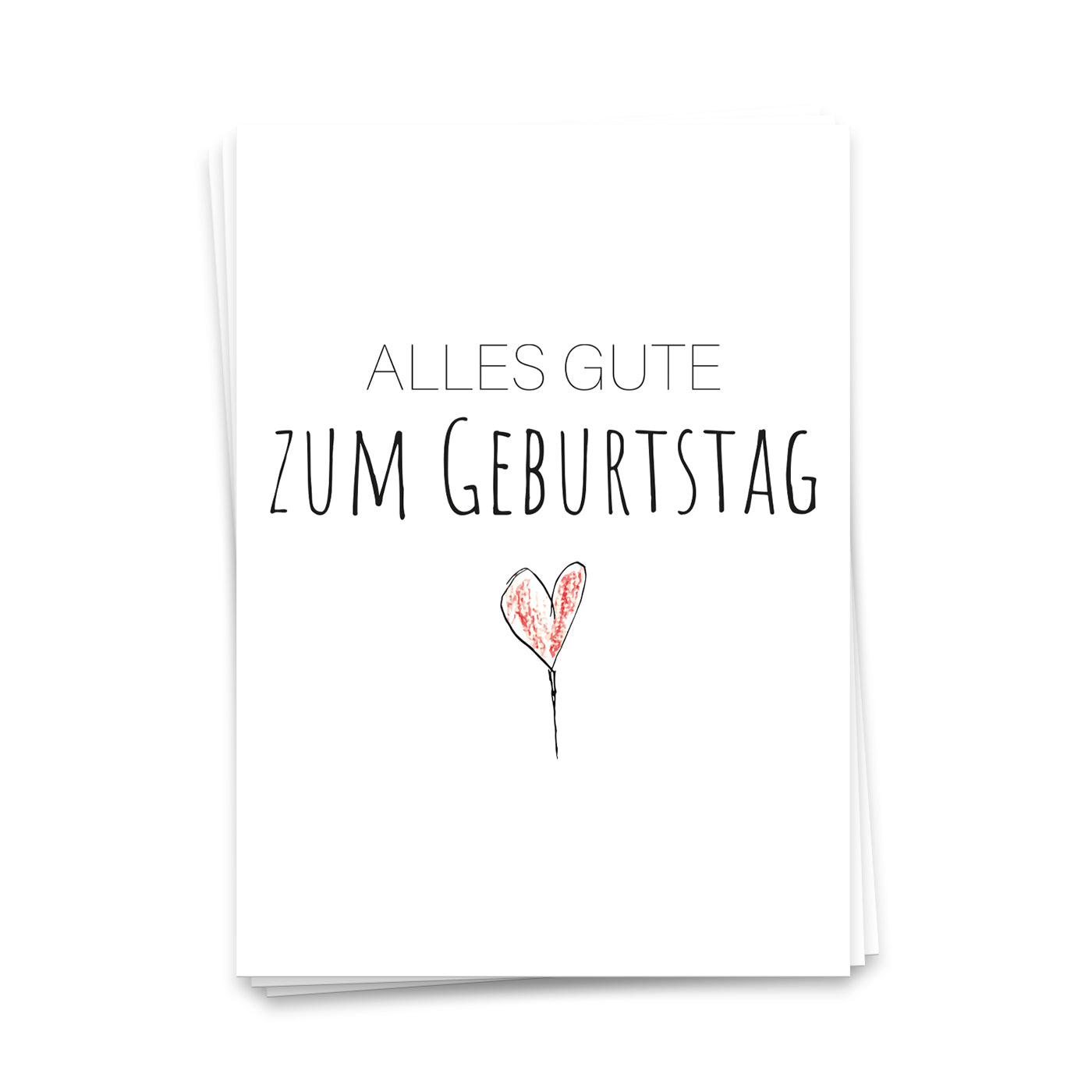 Alles Gute zum Geburtstag - Postkarte