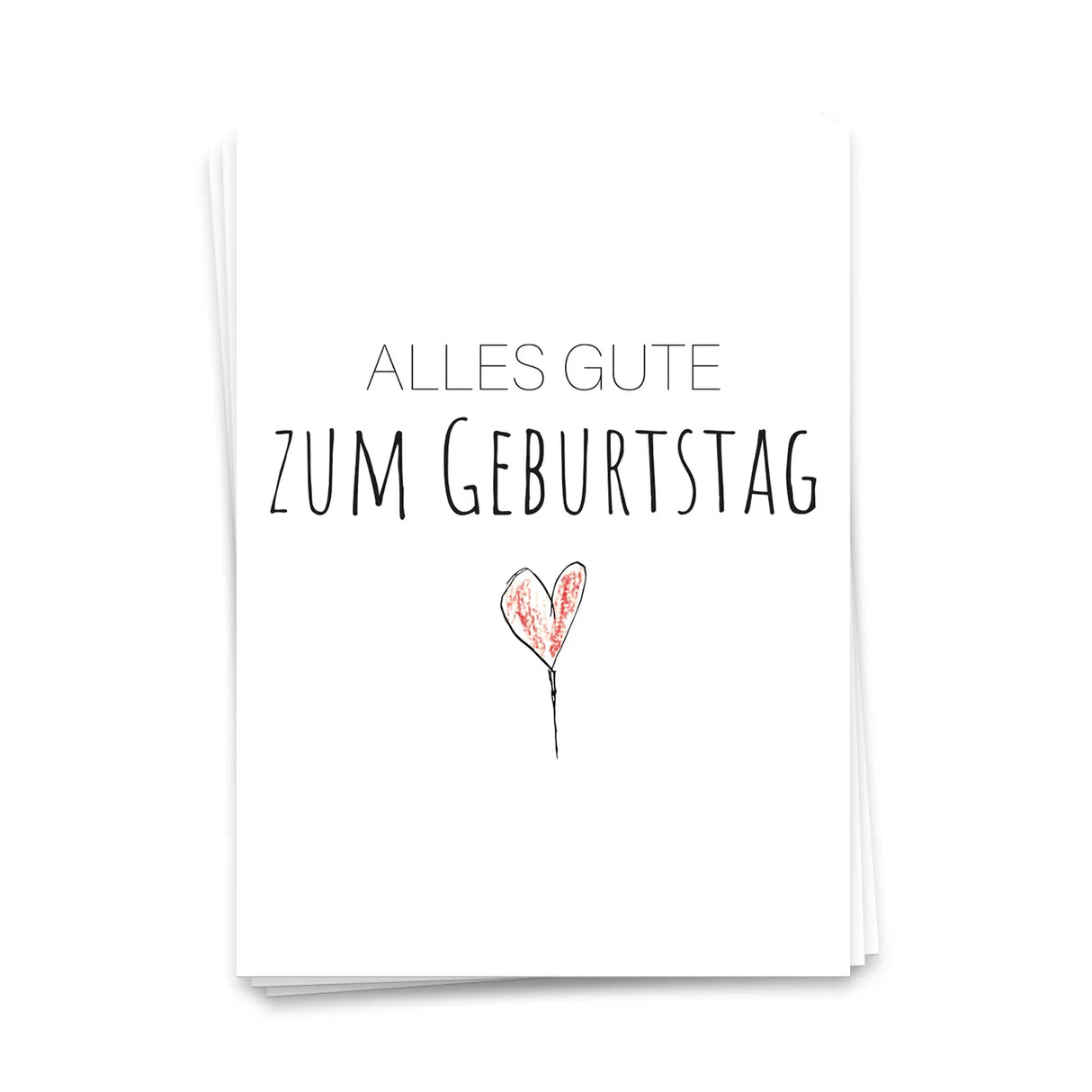 Alles Gute zum Geburtstag - Postkarte