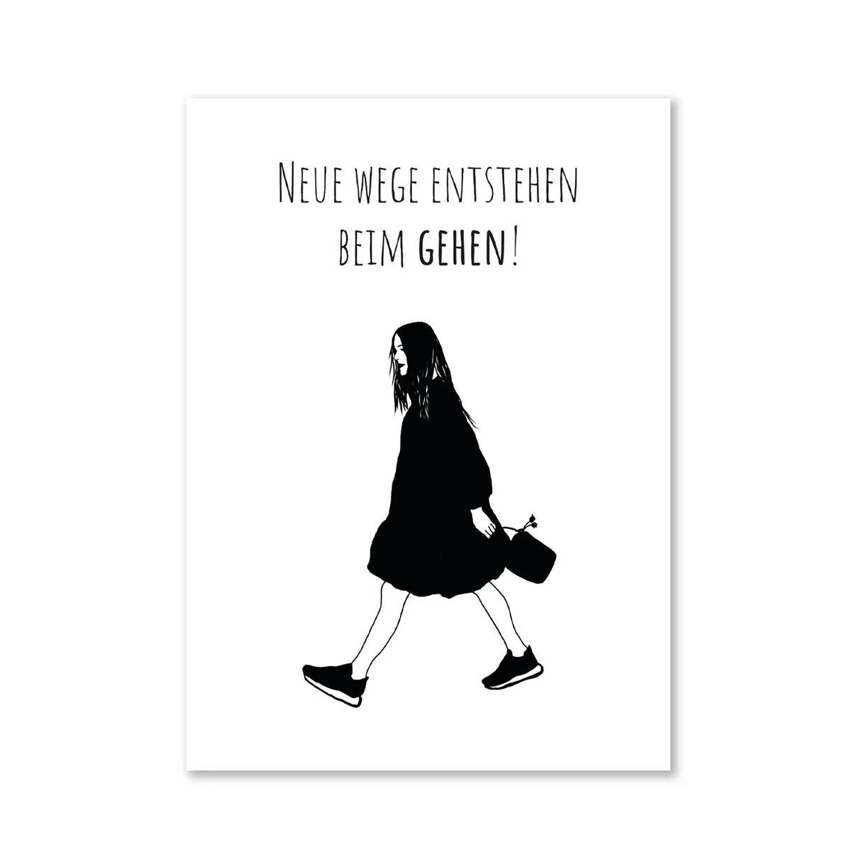 Neue Wege erstehen beim Gehen - Magnet