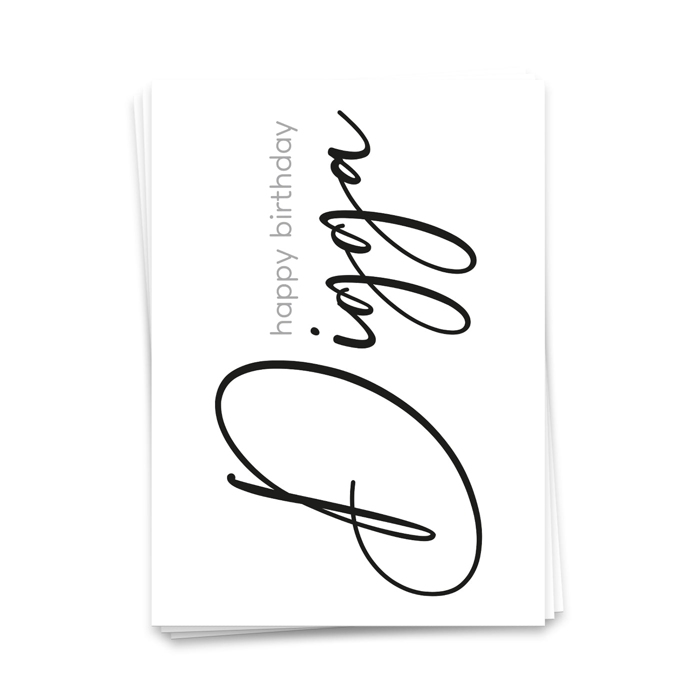 Happy Birthday Digga - Postkarte