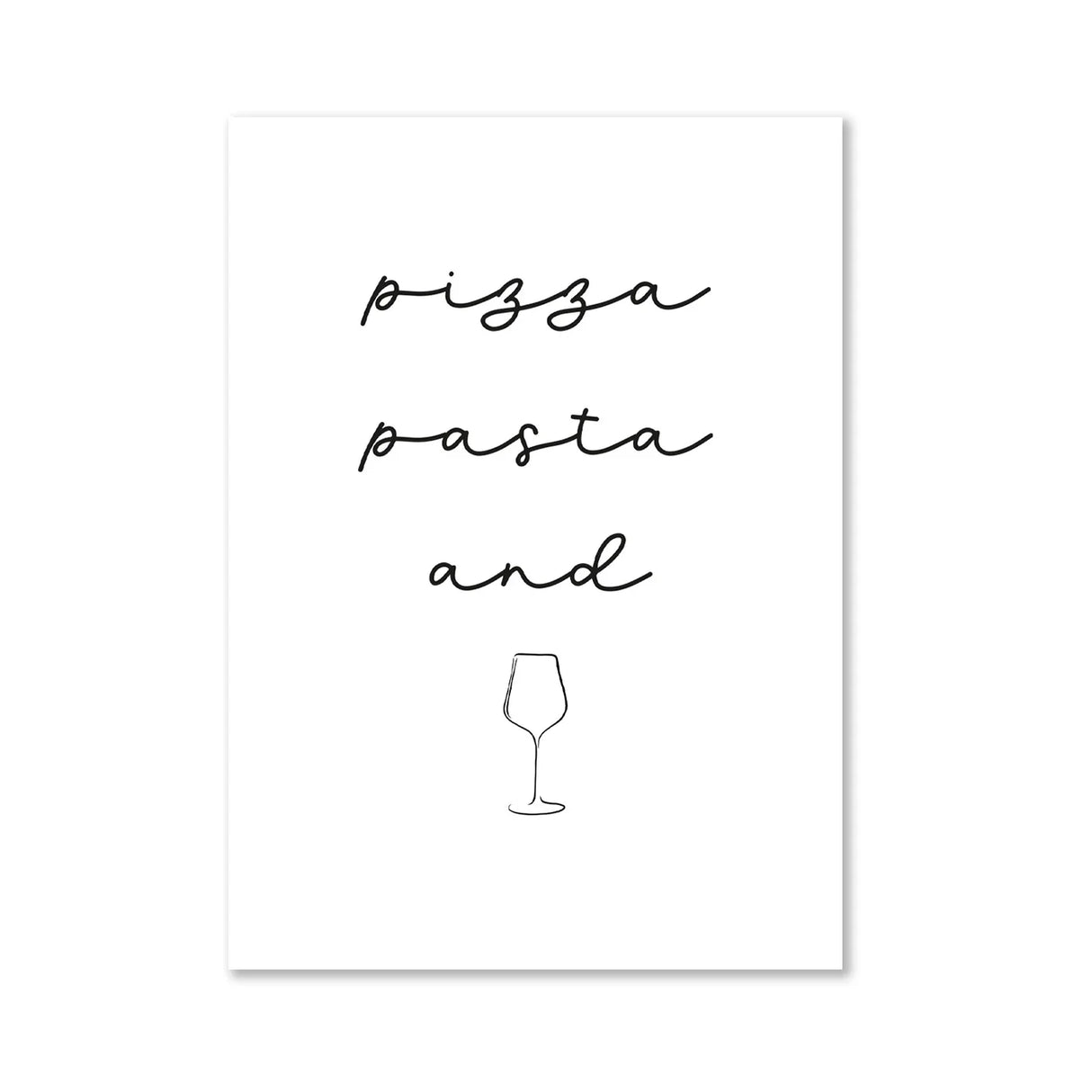 Pizza, Pasta and Vino - Magnet