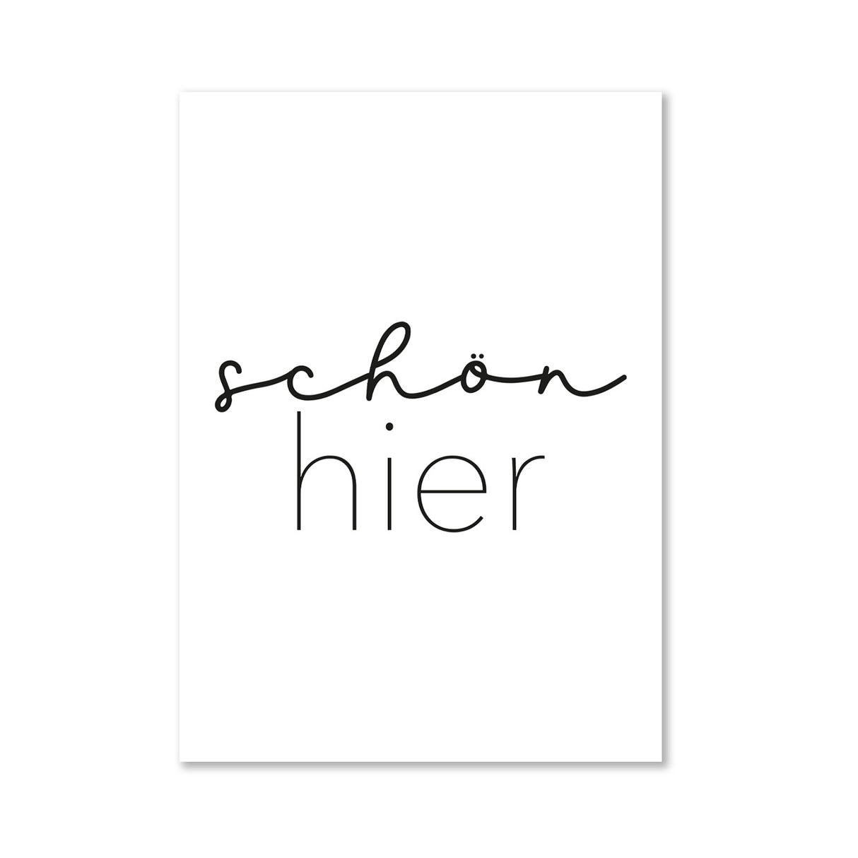 Schön hier - Magnet