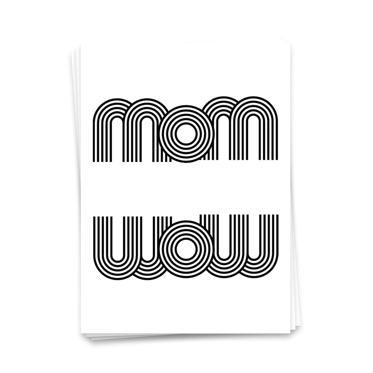 Mom wow - Postkarte