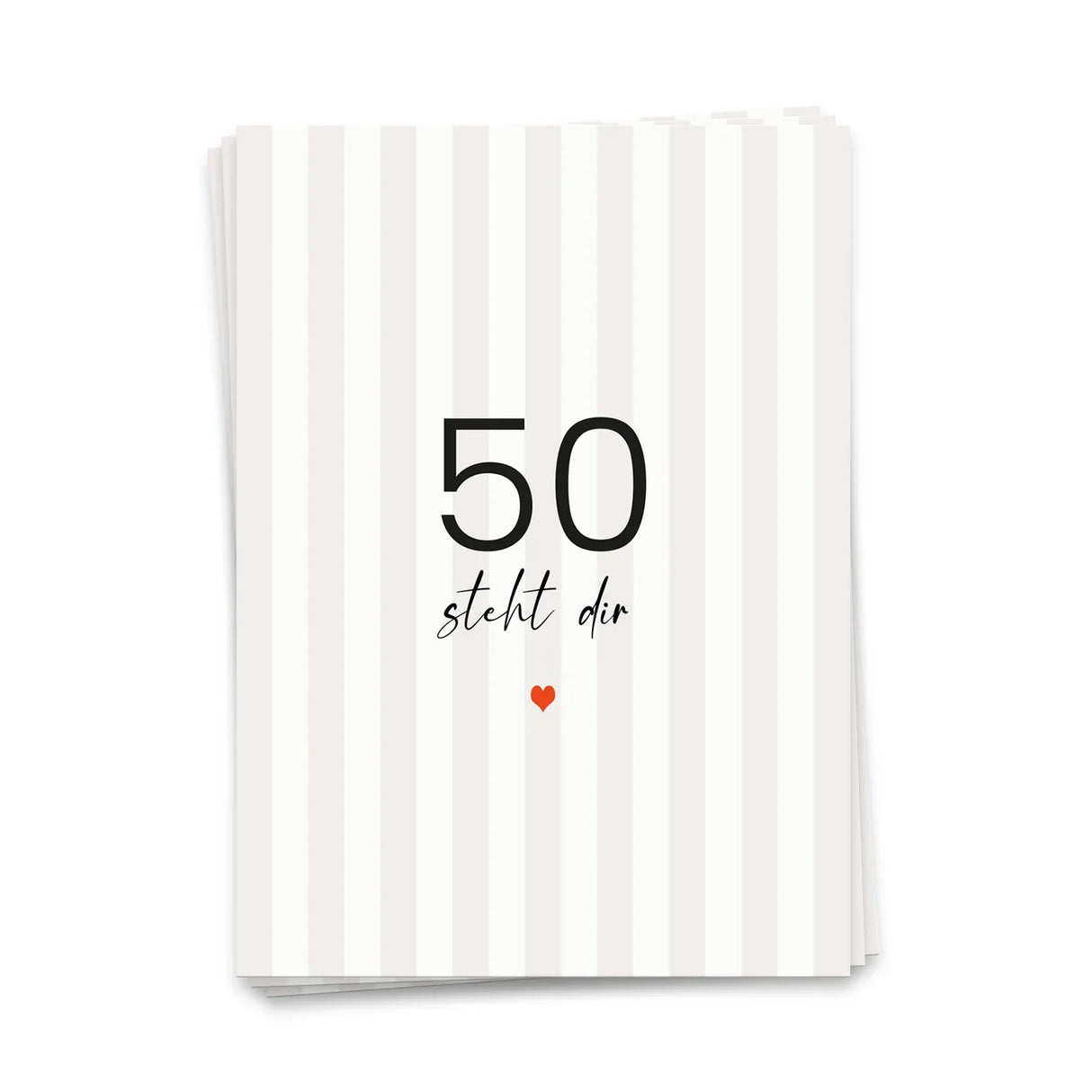50 steht dir - Postkarte