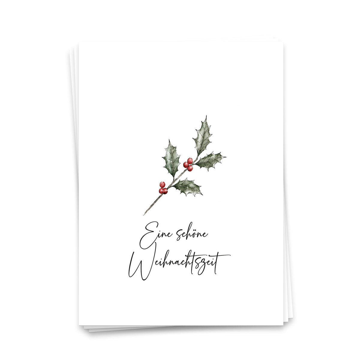 Eine schöne Weihnachtszeit - Weihnachtskarte