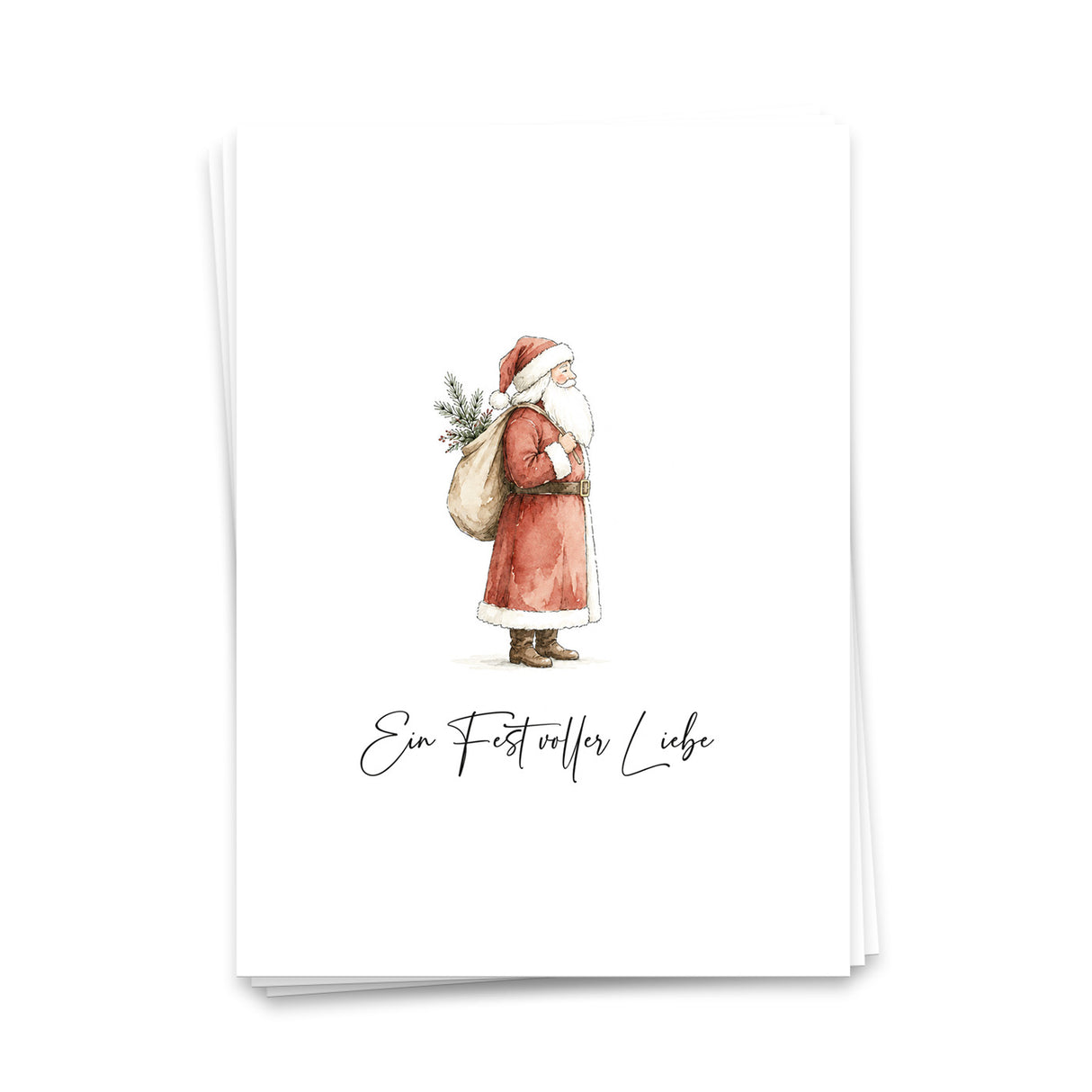 Ein Fest voller Liebe - Weihnachtskarte