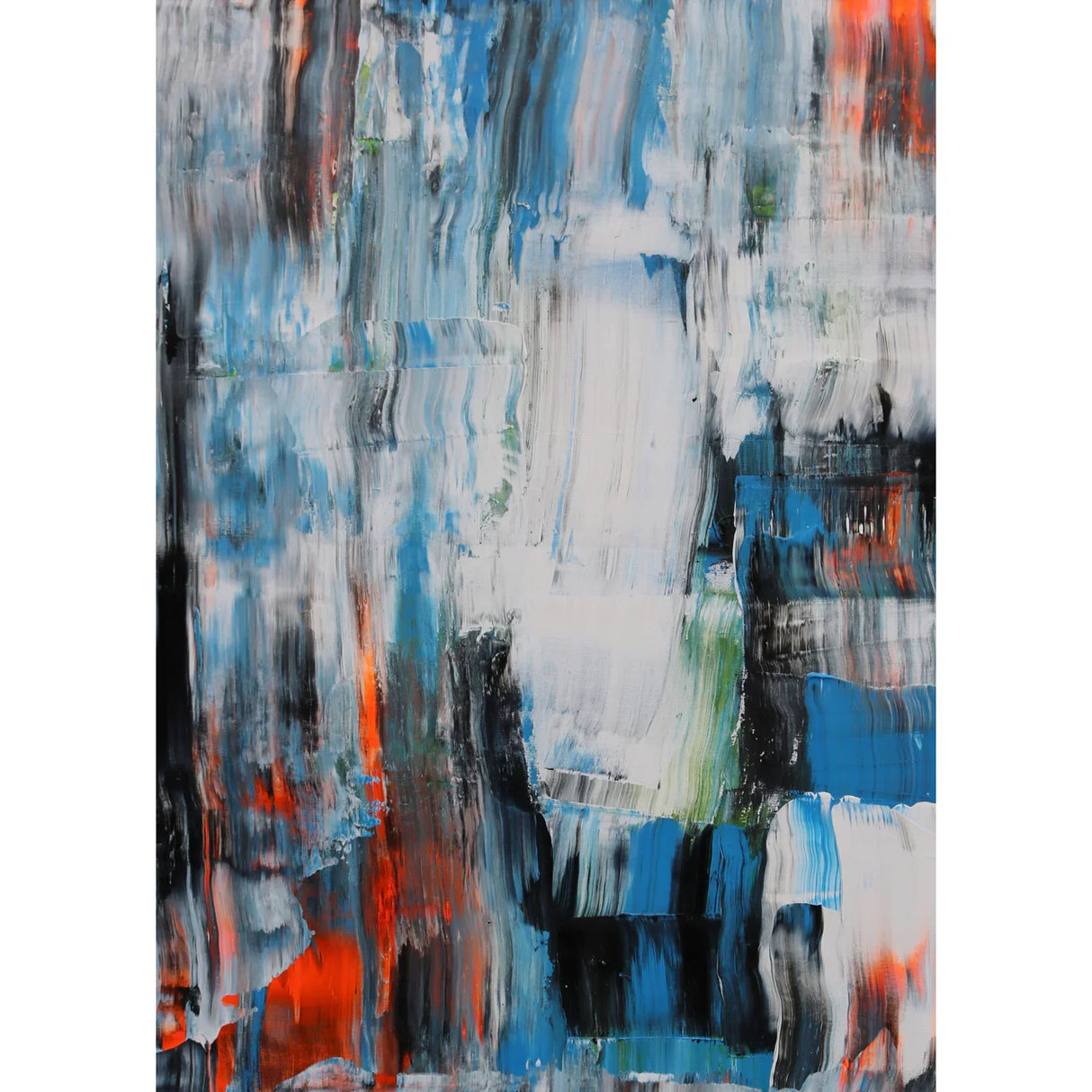 Orange - Acrylbild