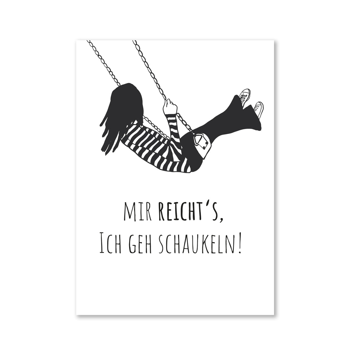 Mir reicht's ich geh schaukeln - Magnet