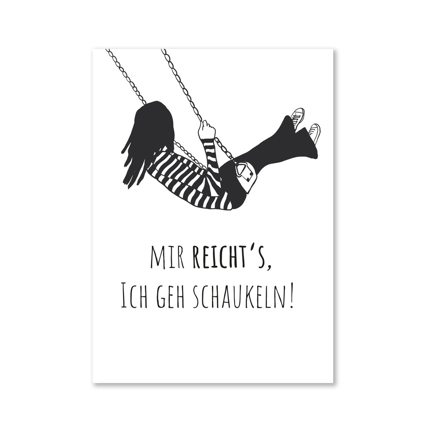 Mir reicht's ich geh schaukeln - Magnet