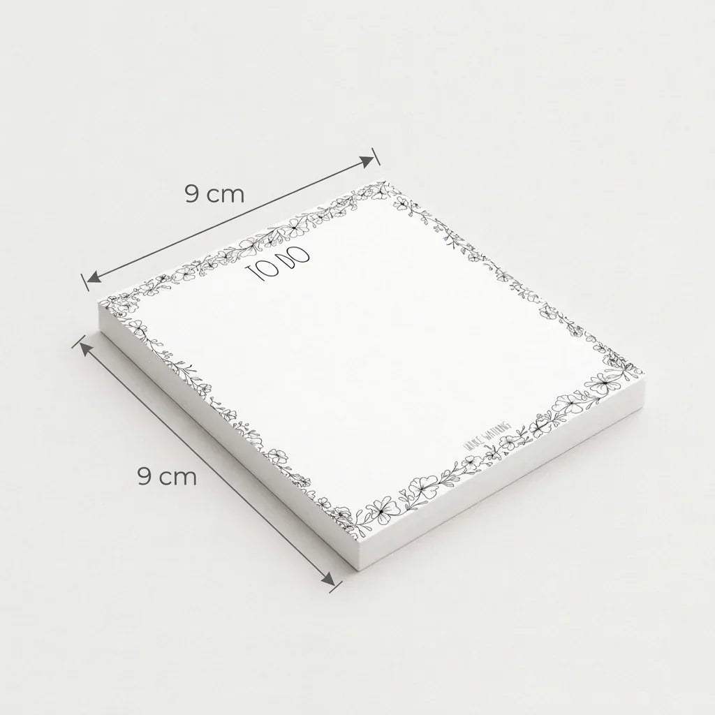 Notizblock / Notizzettel "to do" - 90 x 90 mm