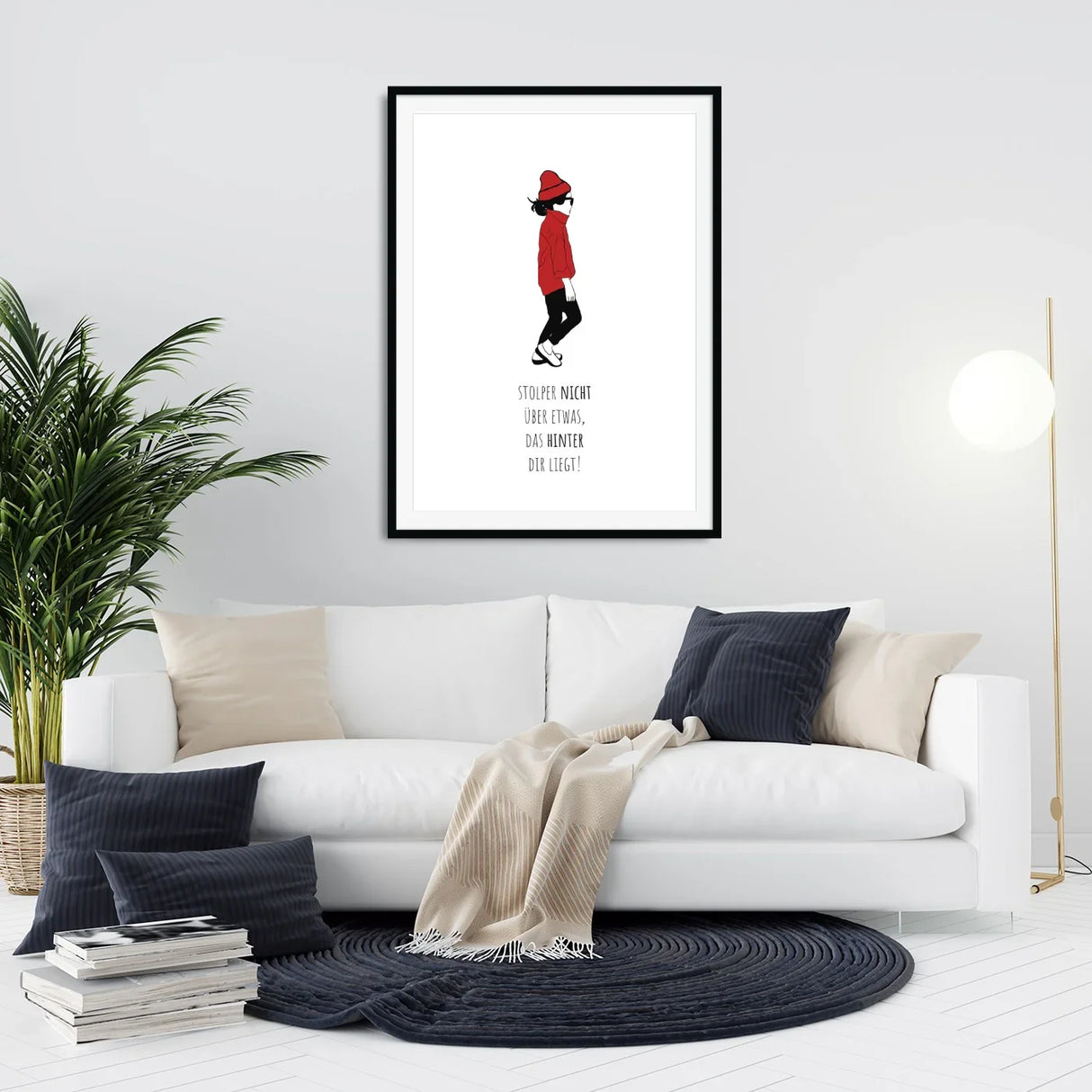 Stolper nicht über etwas, das hinter dir liegt Poster kaufen | Ulrike Wathling