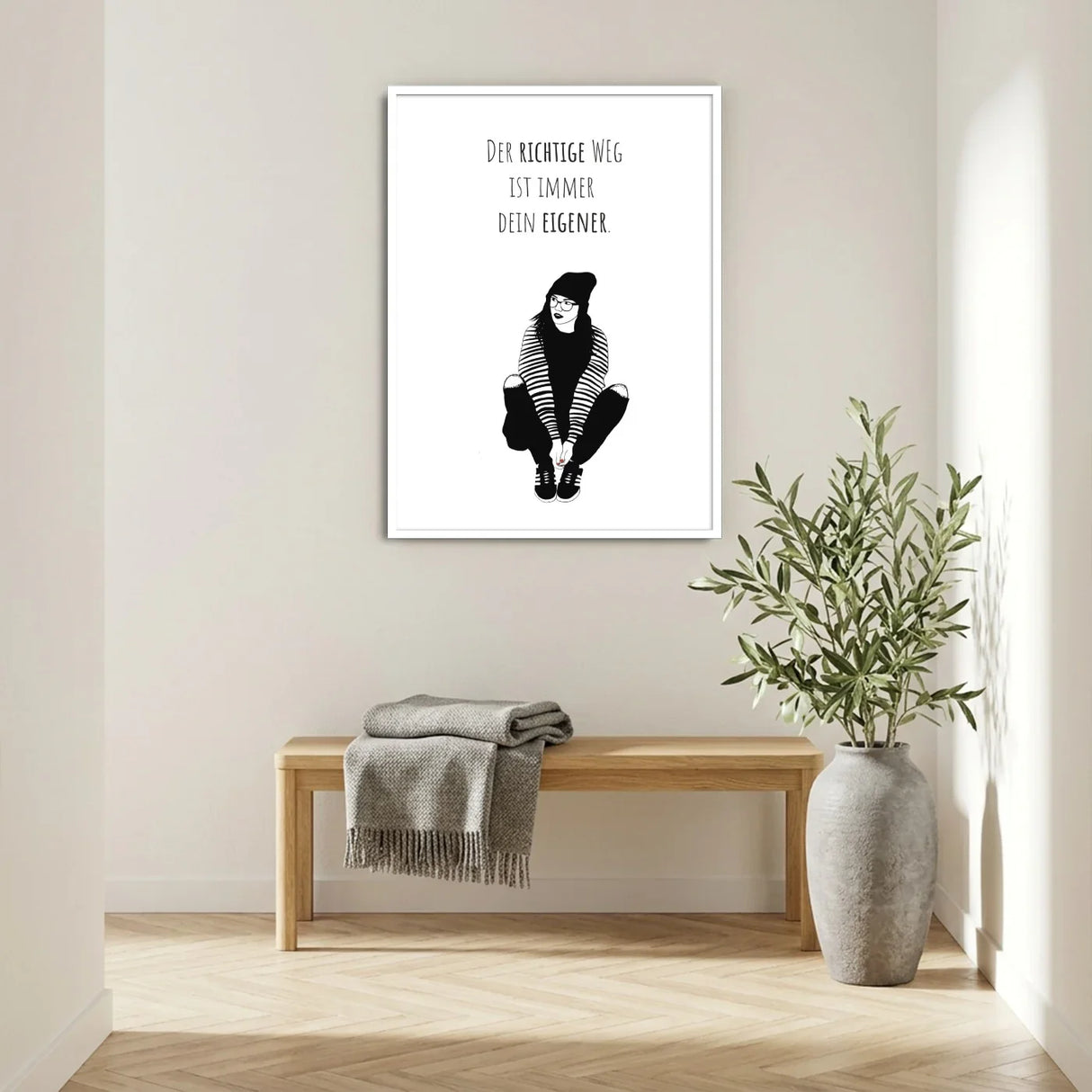 Der richtige Weg ist immer dein eigener Poster kaufen | Ulrike Wathling