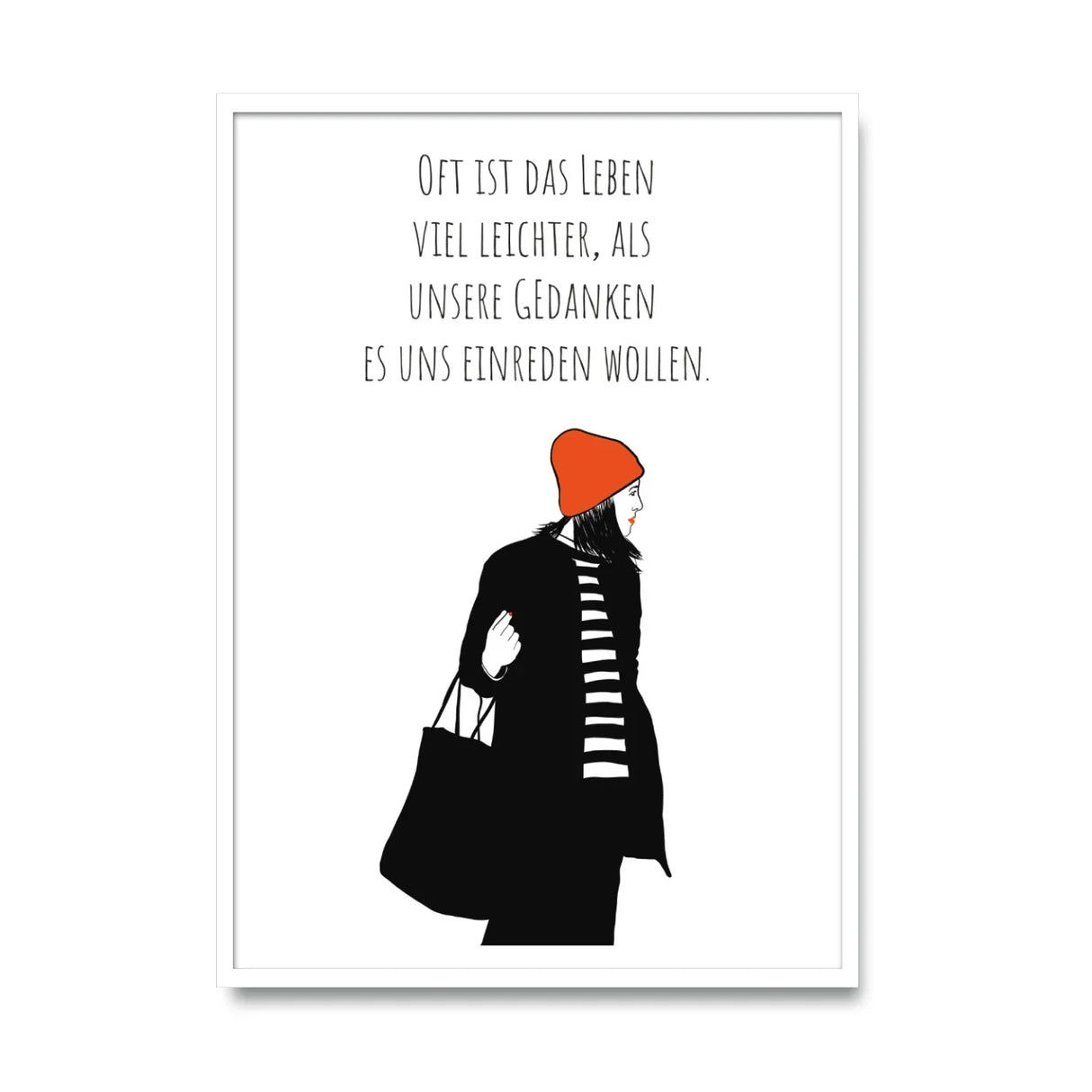Poster - Oft ist das Leben viel leichter Poster kaufen | Ulrike Wathling