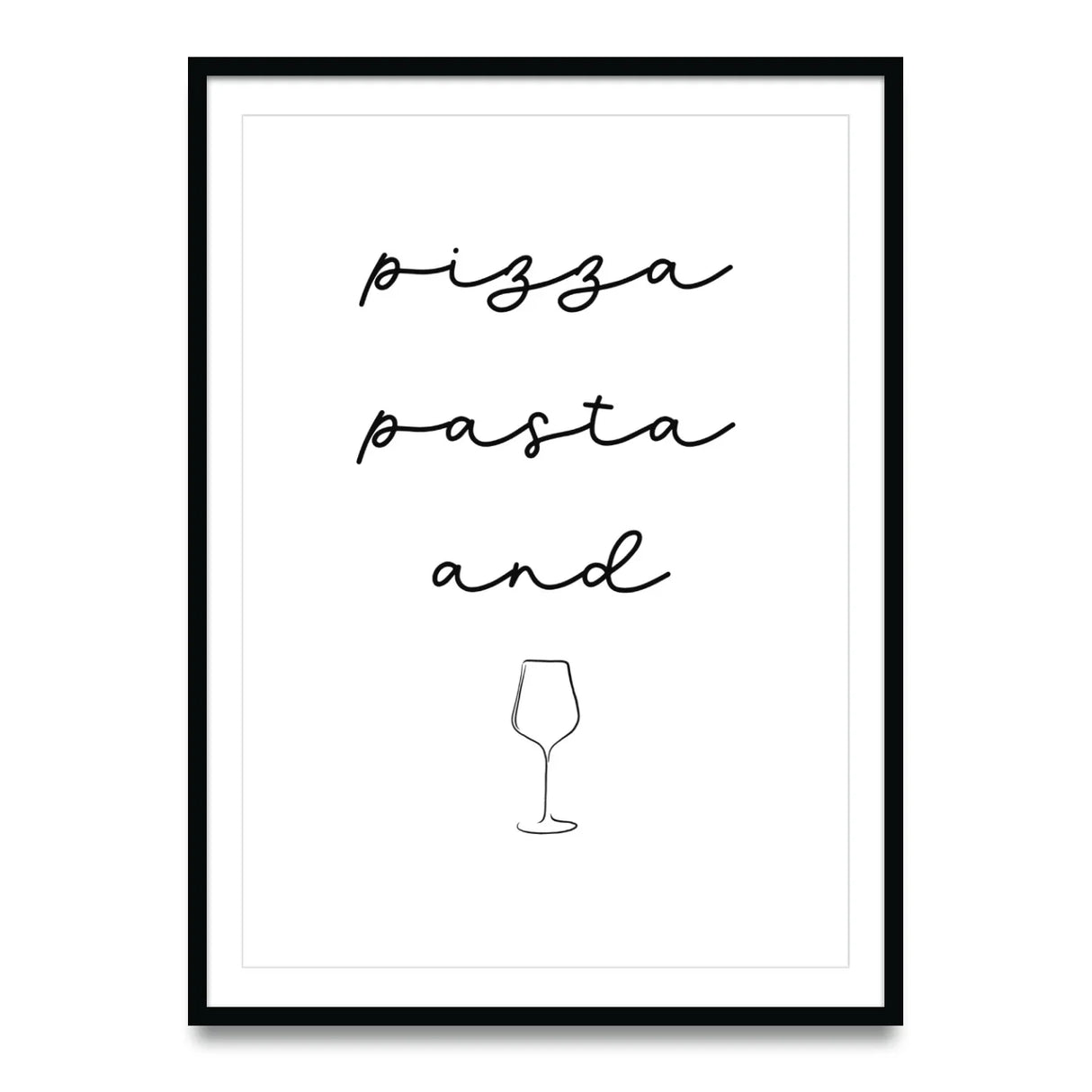 Pizza Pasta and Vino – Poster