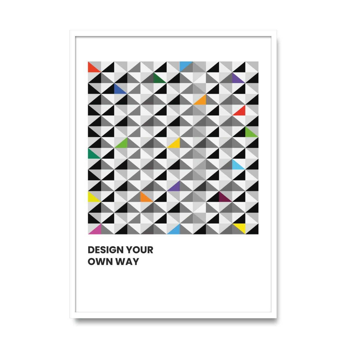 Design your own way - Poster