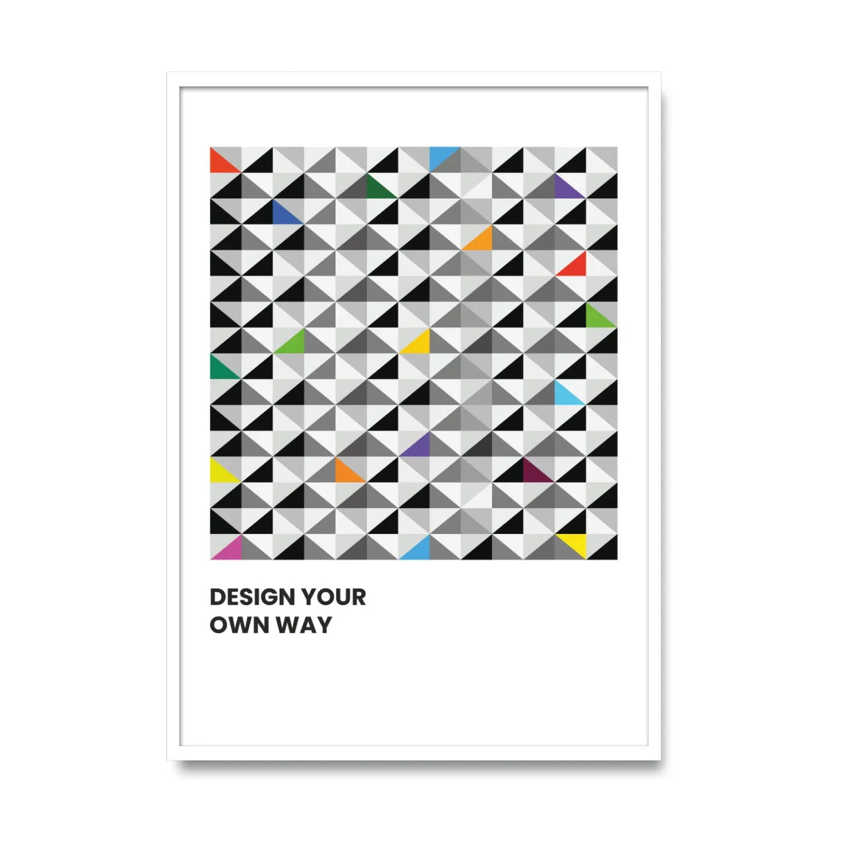 Design your own way - Poster