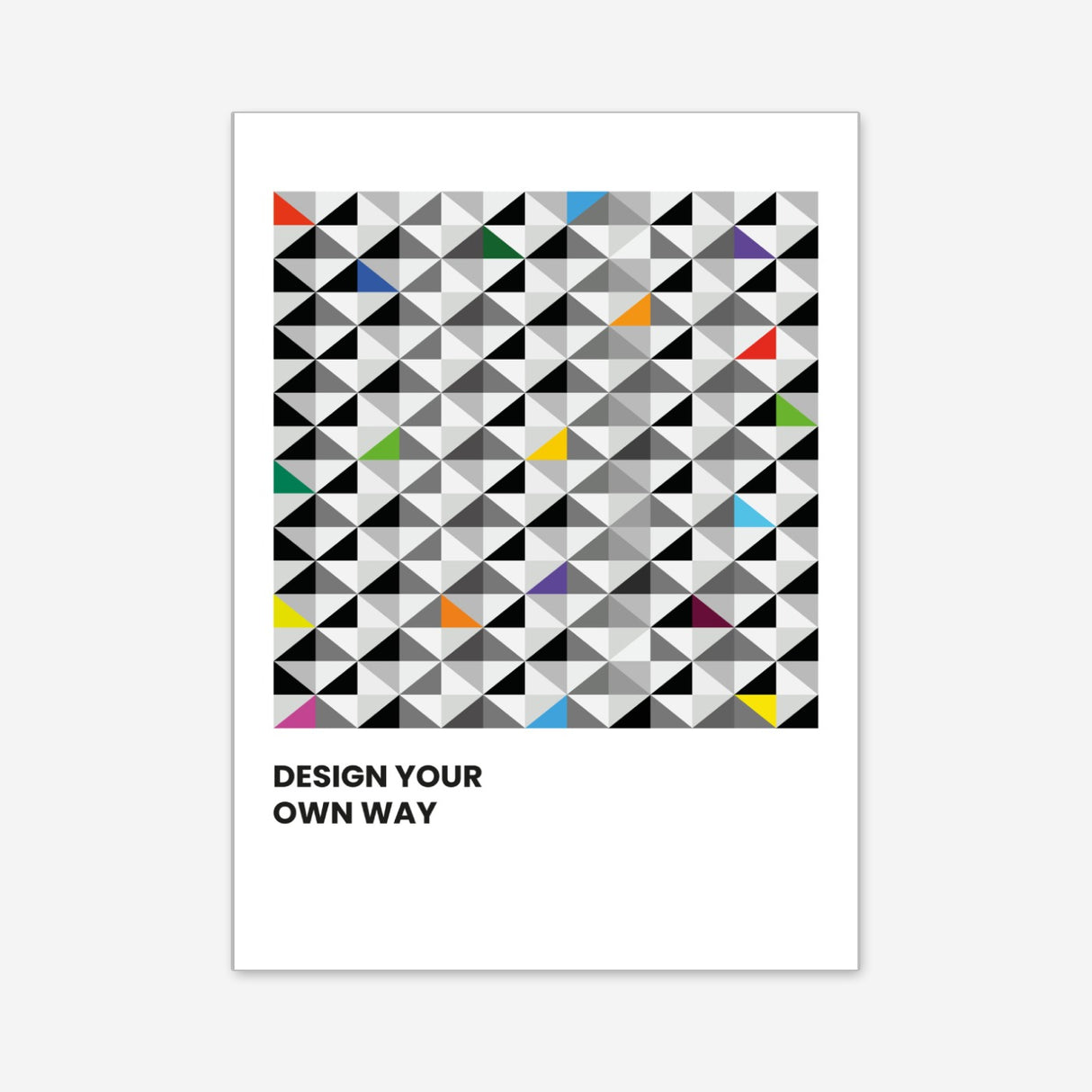 Design your own way - Poster