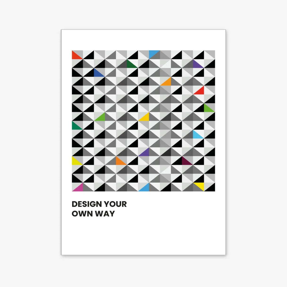 Design your own way - Poster