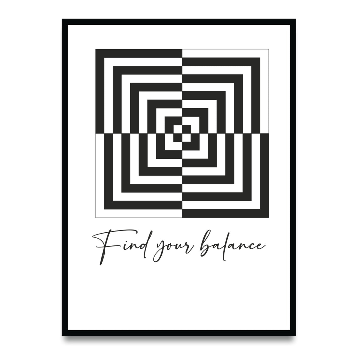 Find your balance - Poster