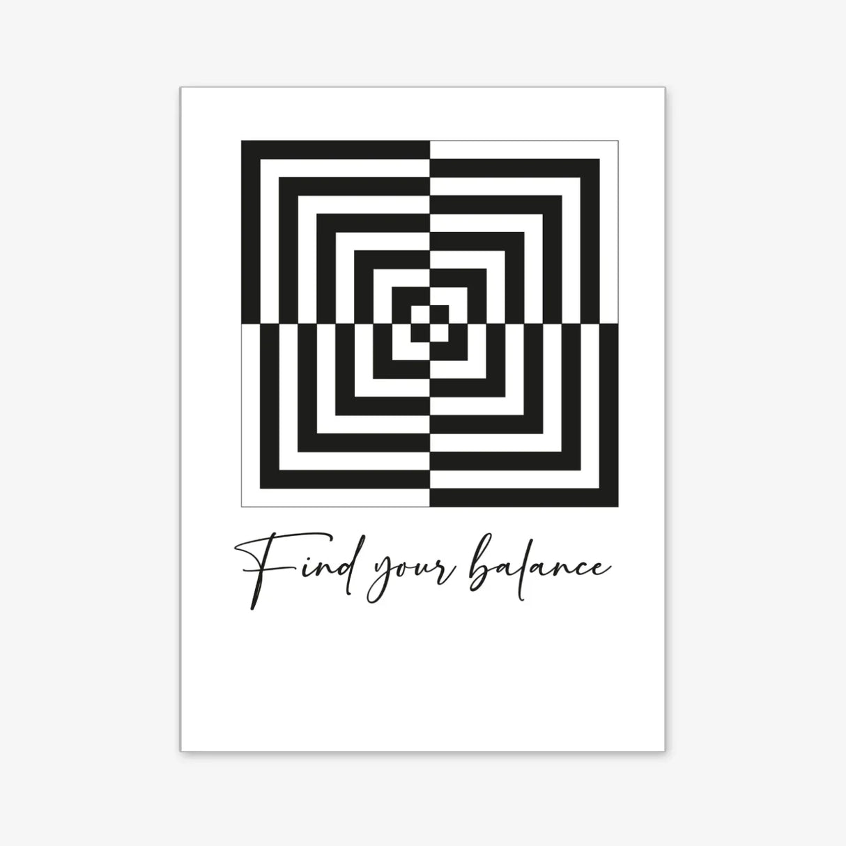 Find your balance - Poster