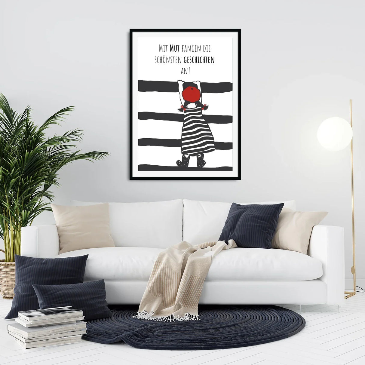 Mit Mut fangen die schönsten Geschichten an - Poster