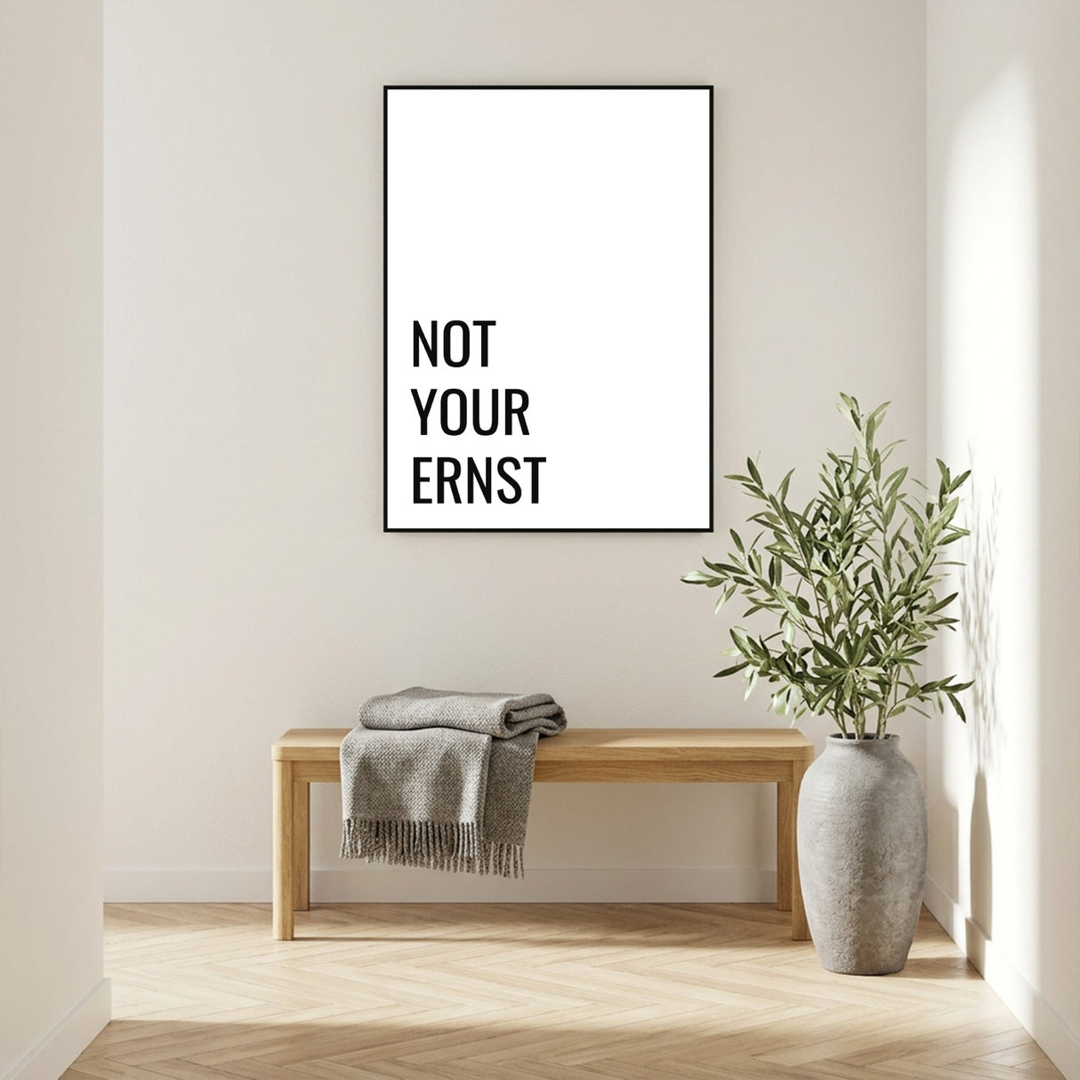 Not your ernst – Poster