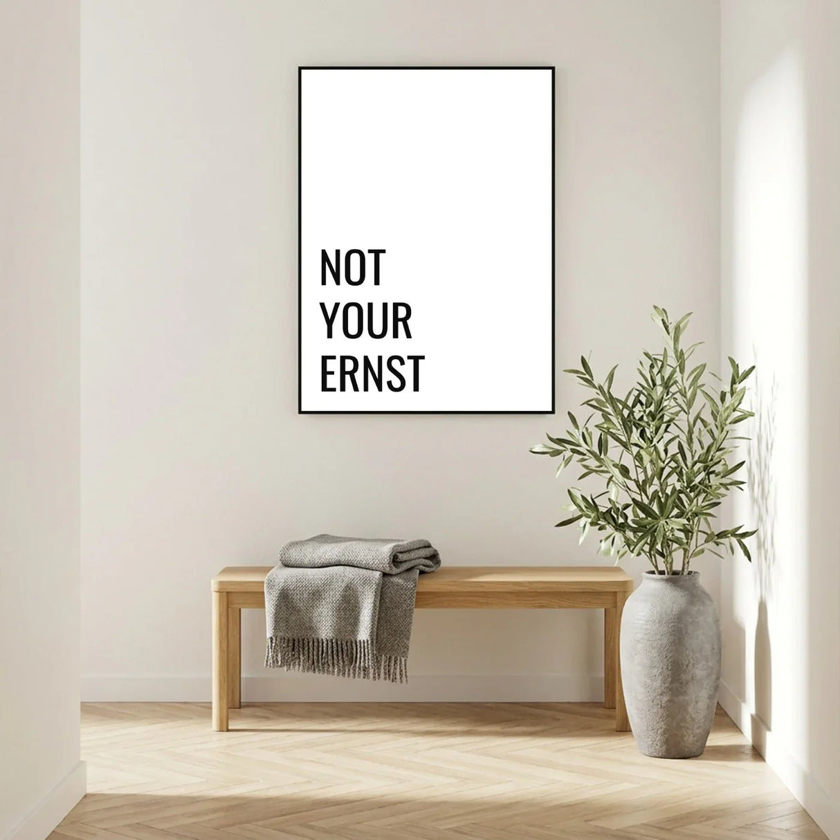 Not your ernst – Poster