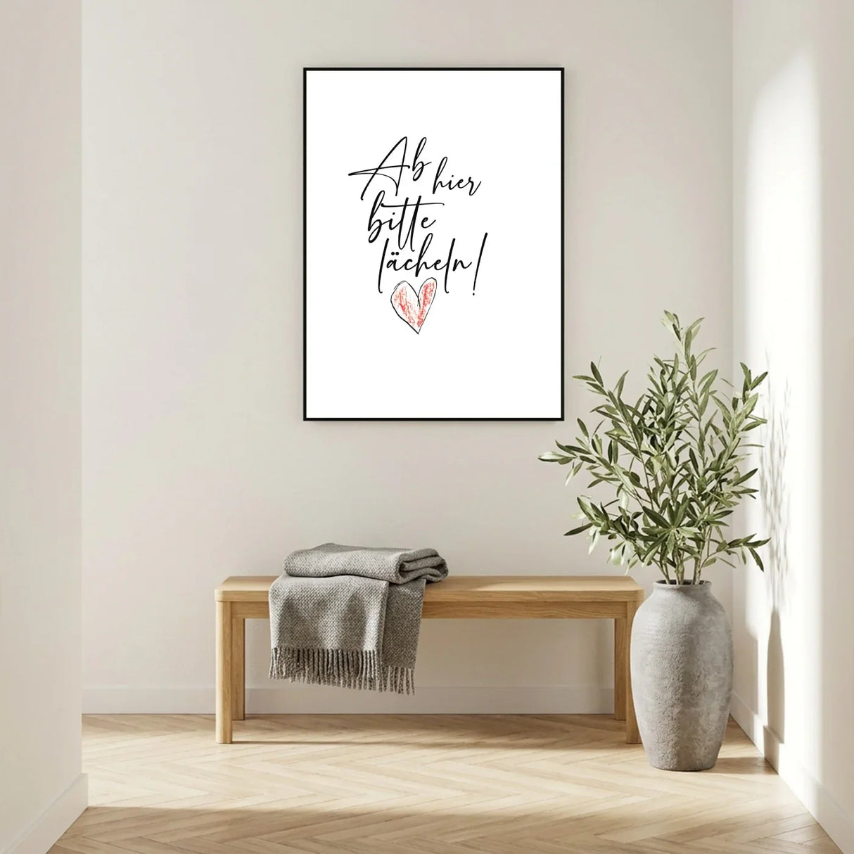 Ab hier bitte lächeln – Poster