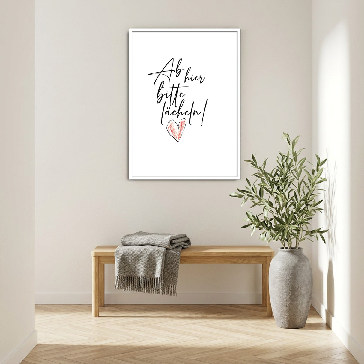 Ab hier bitte lächeln – Poster