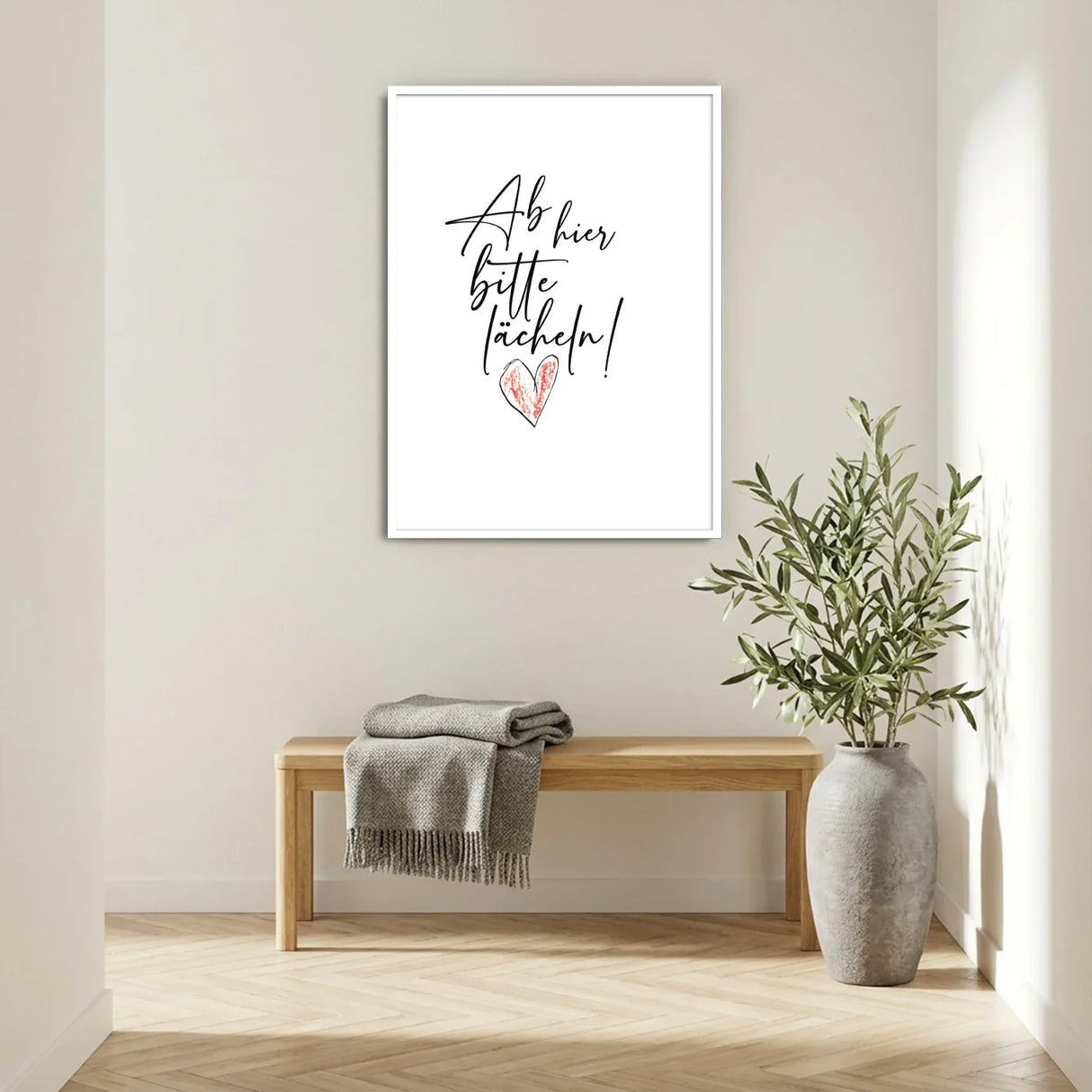 Ab hier bitte lächeln – Poster