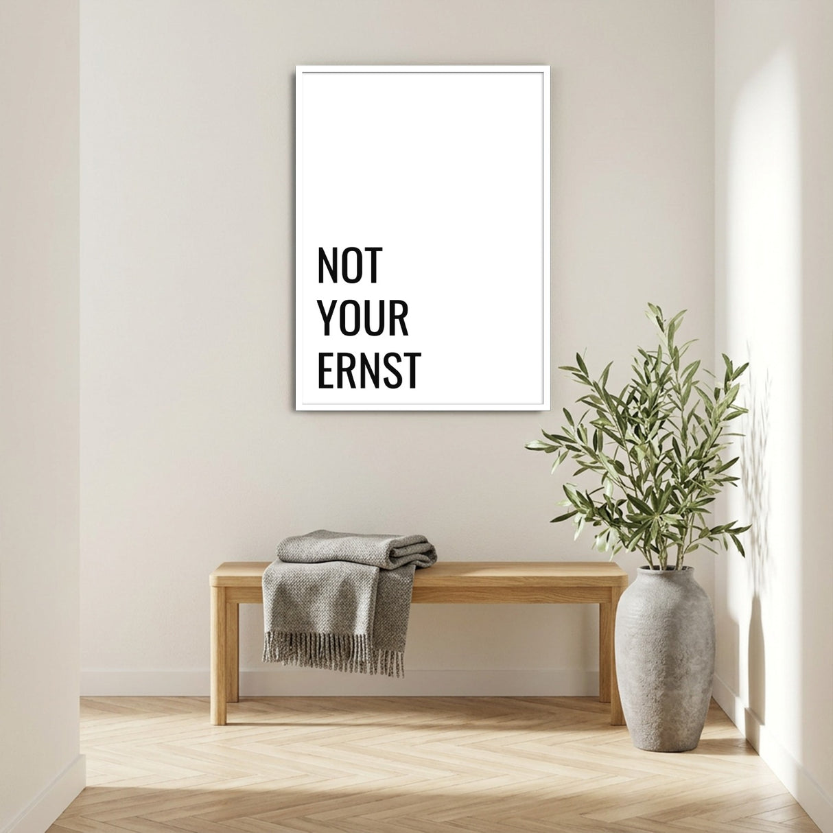 Not your ernst – Poster