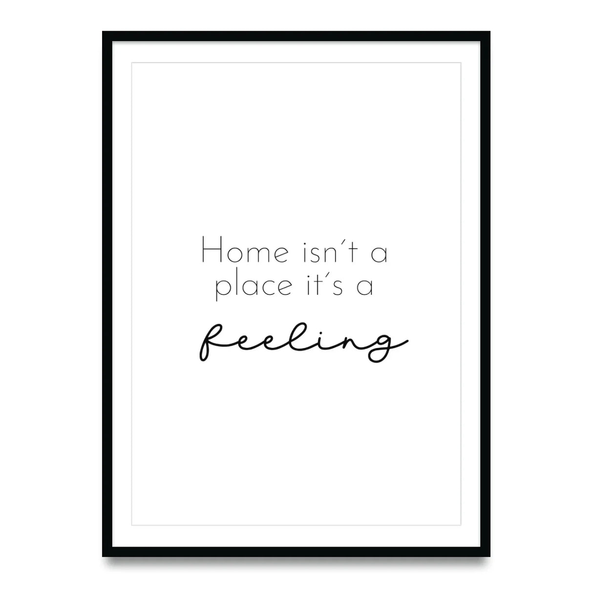Home isn't a place – Poster