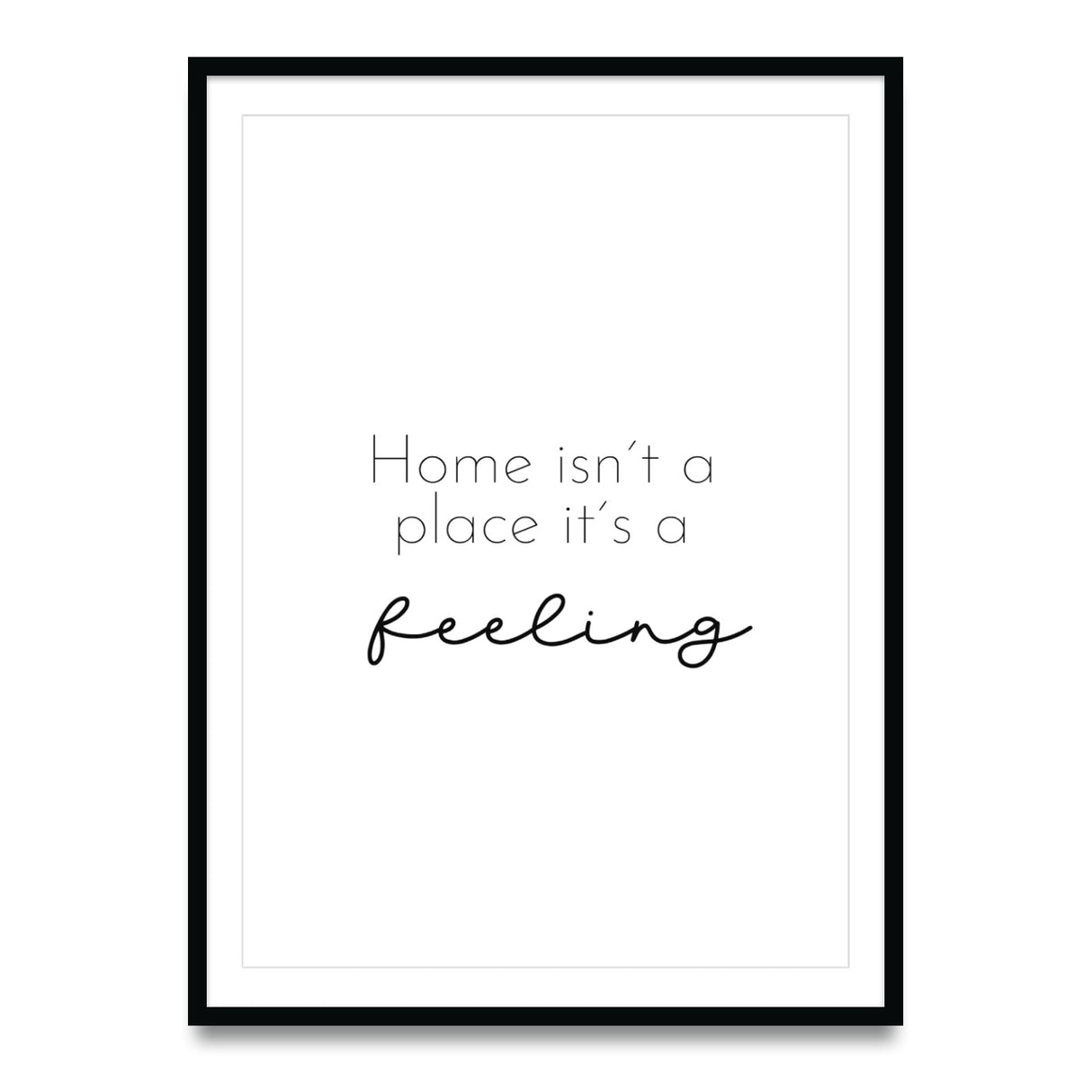 Home isn't a place – Poster