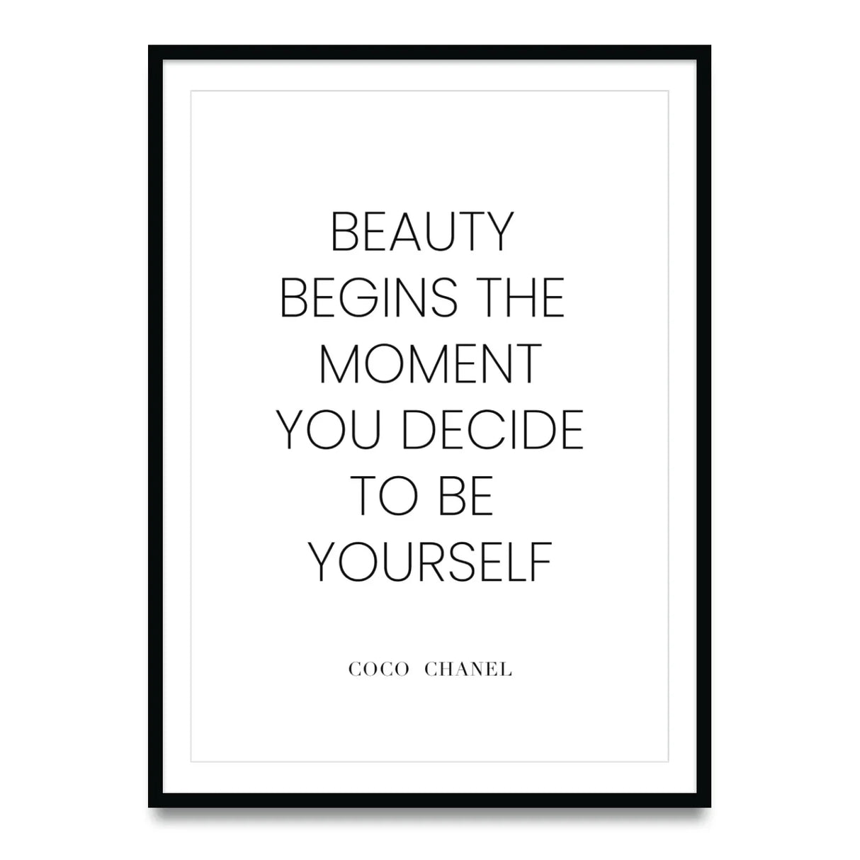 Coco Chanel – Poster