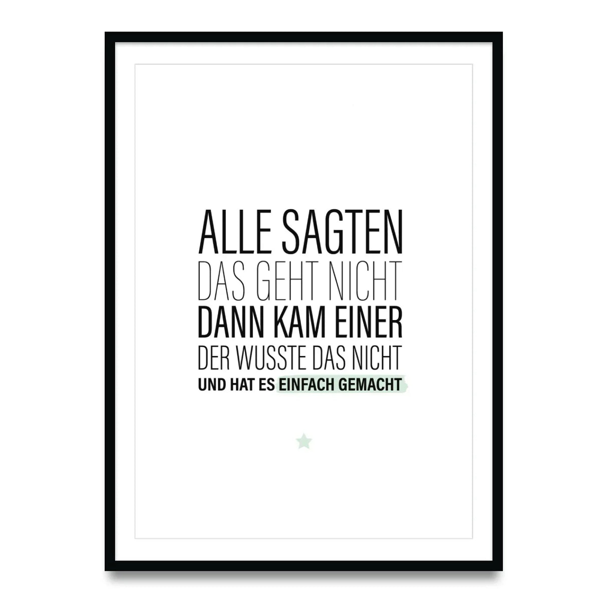 Alle sagten das geht nicht – Poster
