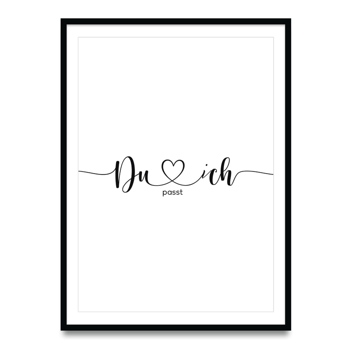 Du, ich, passt - Poster