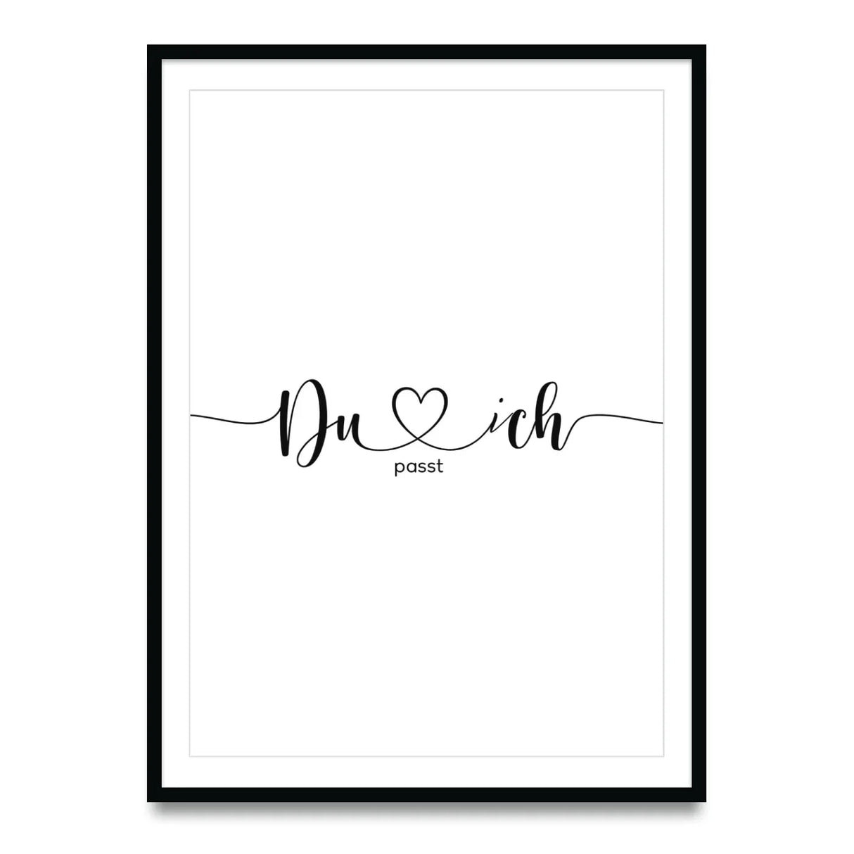Du, ich, passt - Poster