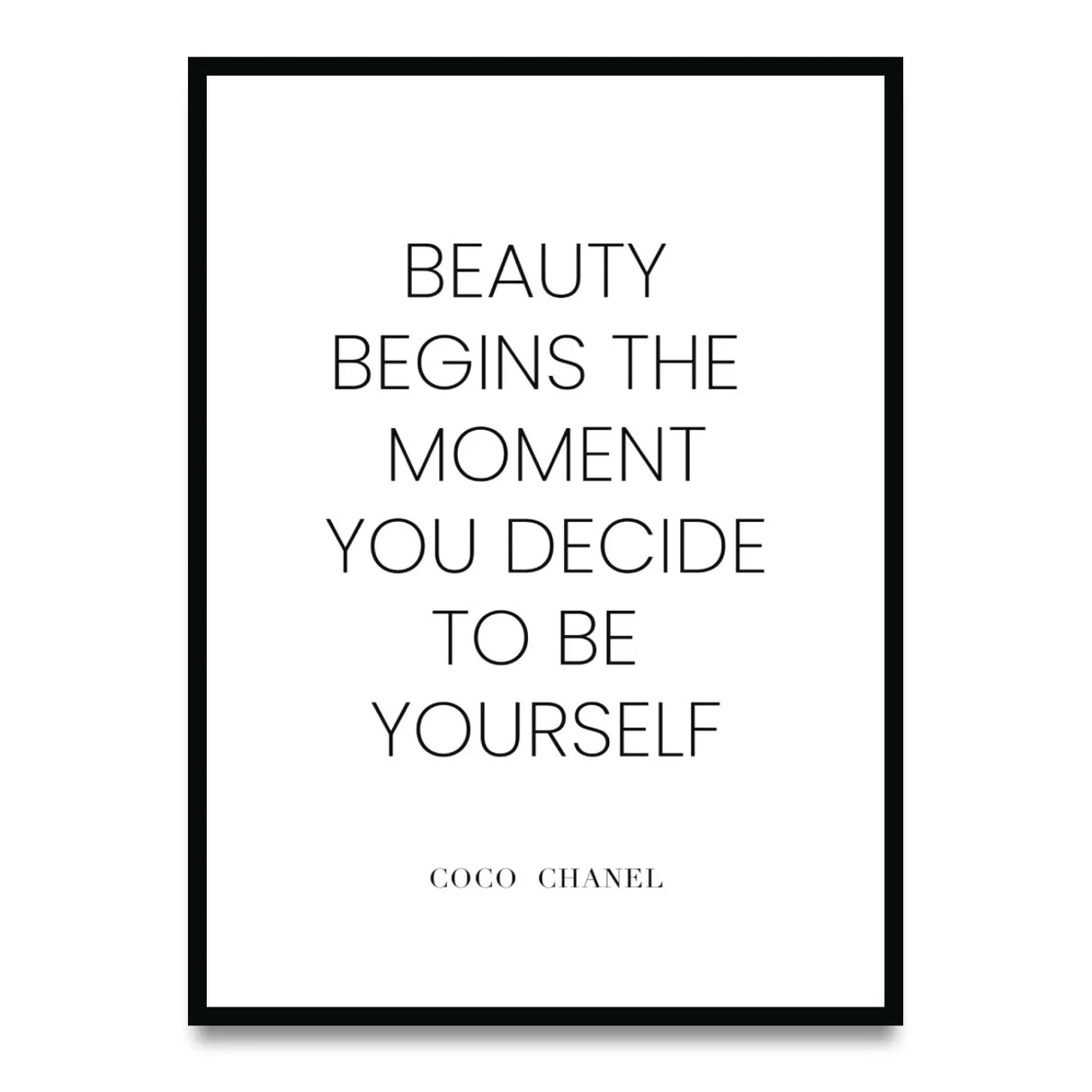Coco Chanel – Poster