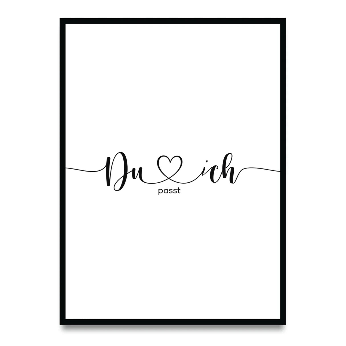 Du, ich, passt - Poster