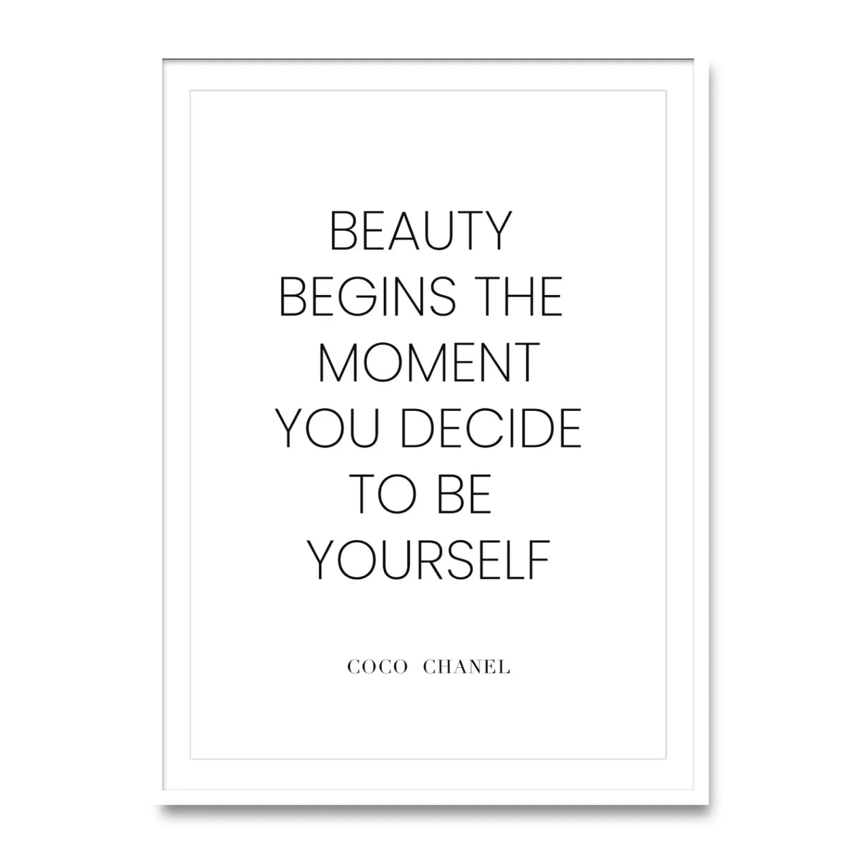 Coco Chanel – Poster