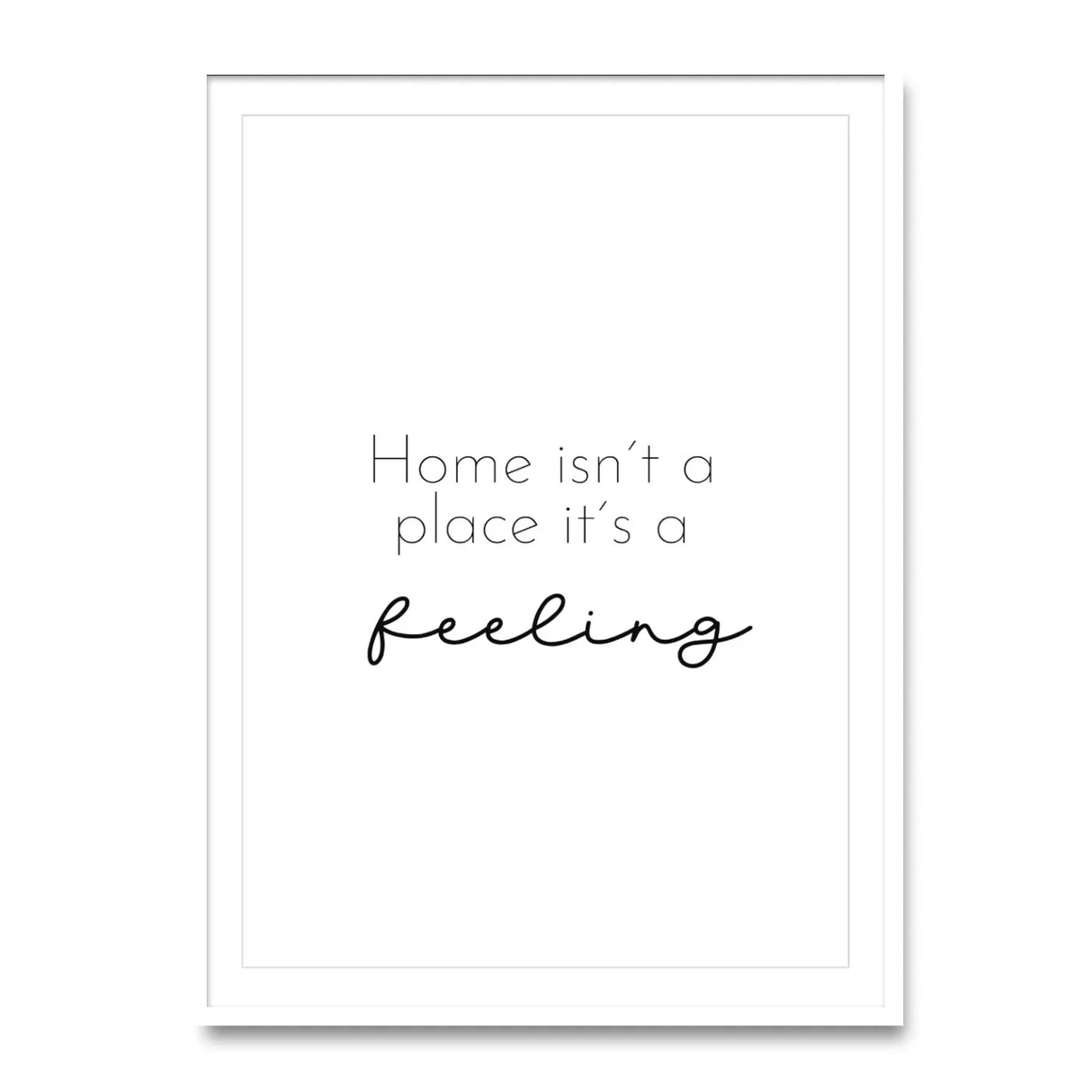 Home isn't a place – Poster