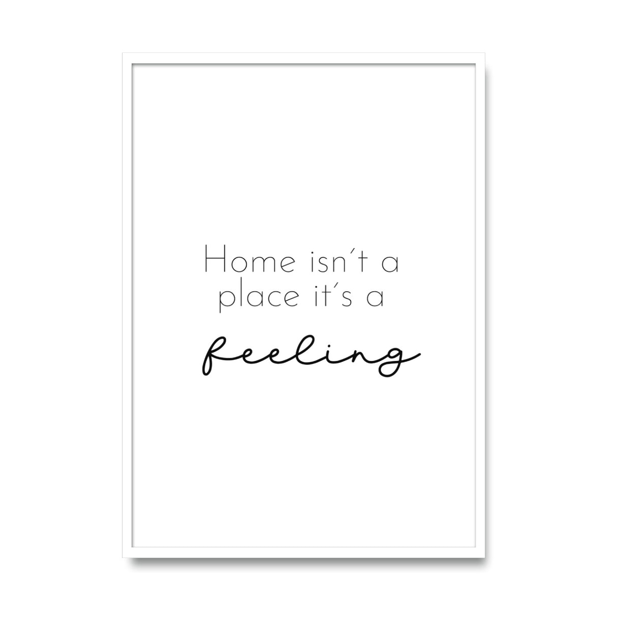 Home isn't a place – Poster