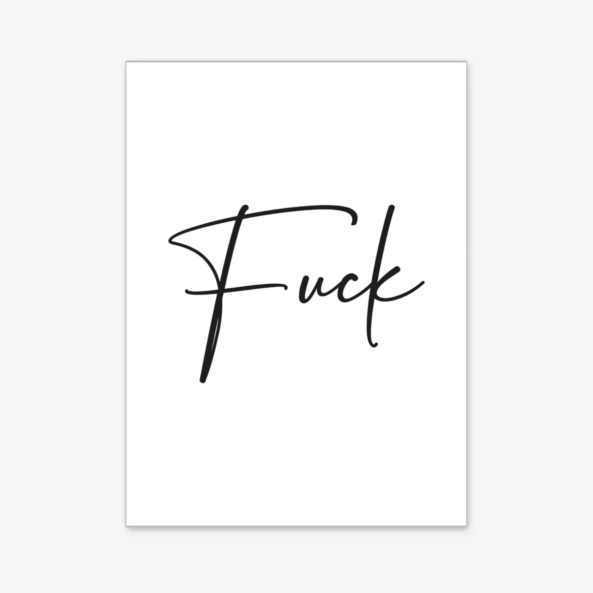 Fuck – Poster