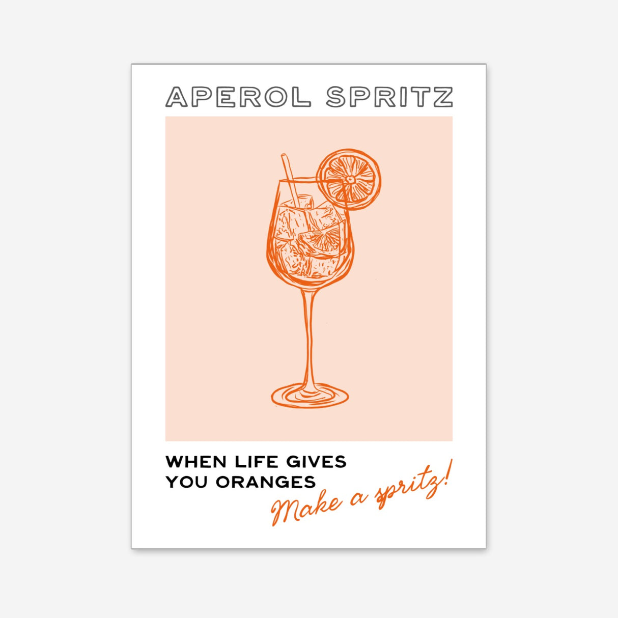 Aperol Spritz- Poster