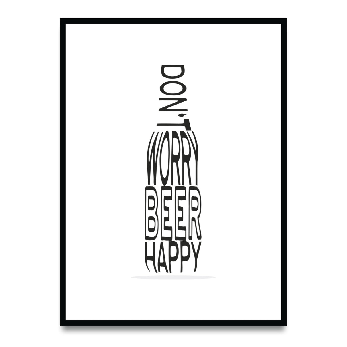 Don't worry beer happy - Poster