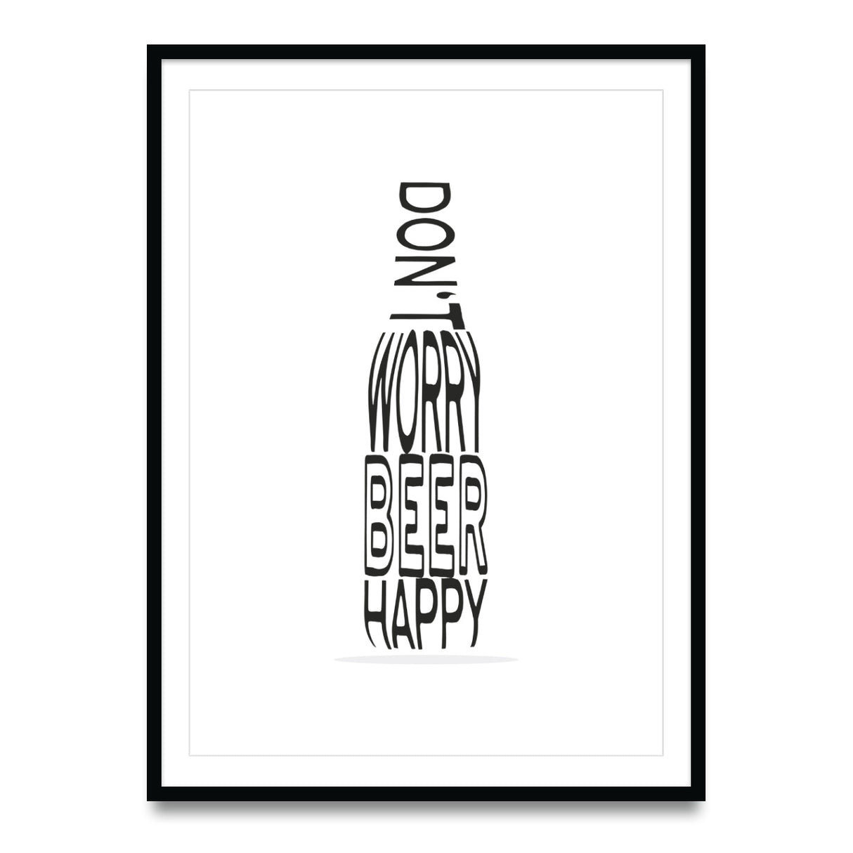 Don't worry beer happy - Poster